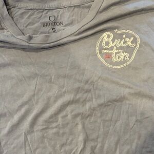 Brixton Gray Womens Cropped Shirt